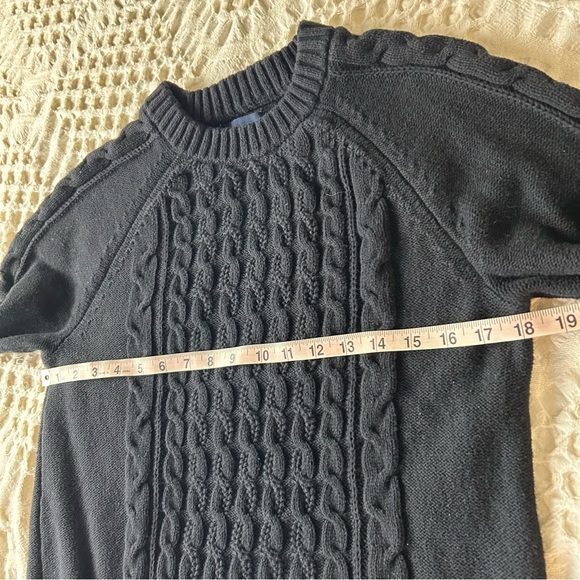 GAP Maternity Cable Knit Sweater & NWT tee Black Size Small EUC 100% cotton - Picture 14 of 16